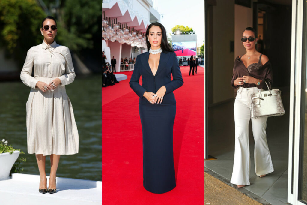 Georgina Rodríguez Wows in Three Show-Stopping Ensembles at the 83rd Venice International Film Festival