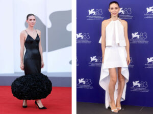 Rooney Mara Wows in Stella McCartney and Louis Vuitton at “Bucking Fastard” Venice International Film Festival
