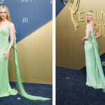 Elle Fanning Slays the Red Carpet in Custom Ralph Lauren at the 2026 Primetime Emmy Awards