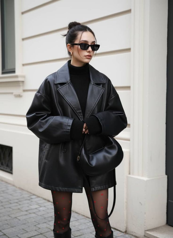 Oversized Leather Jackets