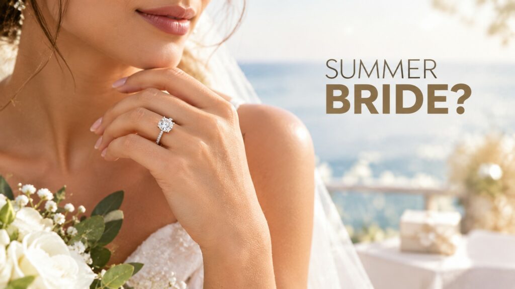 Diamond engagement ring for women