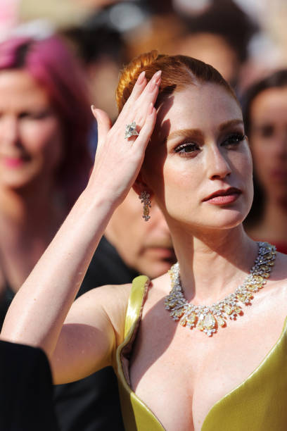 Marina Ruy Barbosa attends the "Horizon: An American Saga" Red Carpet at the 77th annual Cannes Film Festival