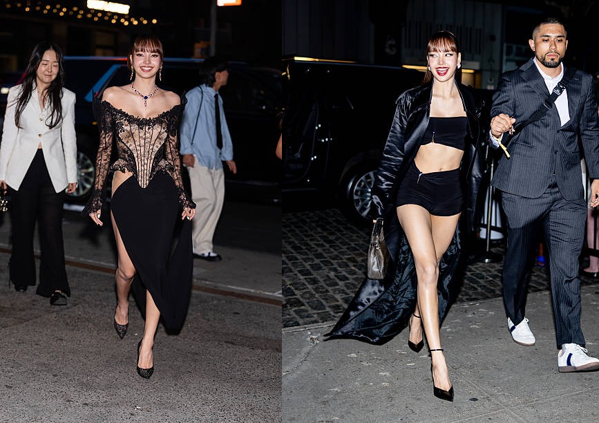 Lisa Stuns in Two Mesmerizing Black Ensembles