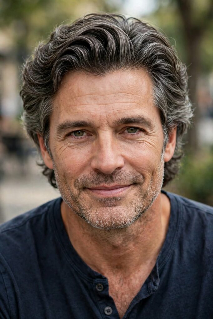 Man in his 50's with great hair