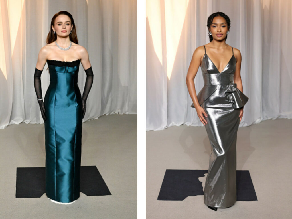 Joey King and Yara Shahidi Dazzle in Custom Miu Miu at 6th Annual Academy Museum Gala