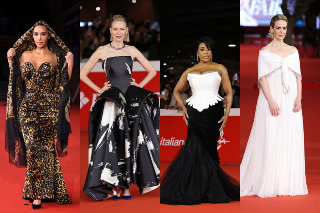 Kim Kardashian, Naomi Watts, Niecy Nash, and Sarah Paulson Turn Heads with Their Chic Looks at 21st Rome Film Festival