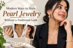 Modern Pearl Jewelry Styling Editorial