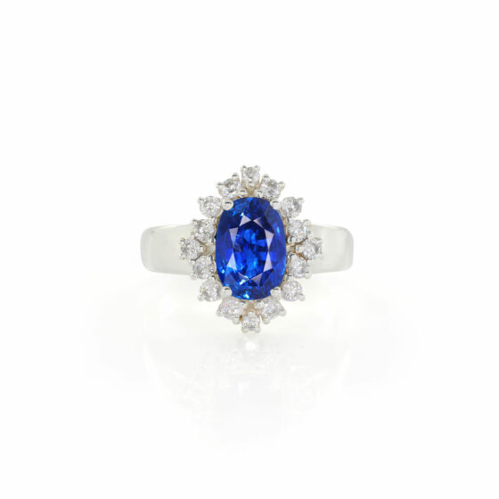 blue sapphire ring