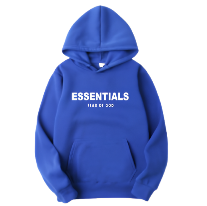 essentials hoodie blue 